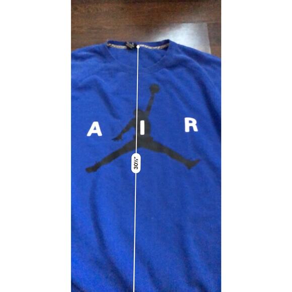 VTG NIKE Air Jordan Jumpman Pullover Mens Sz XXL Royal Blue Crewneck Butter Soft - Picture 10 of 12